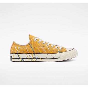 Converse Chuck 70 Archive Paint Splatter Oranzove - Panske Nízké Tenisky